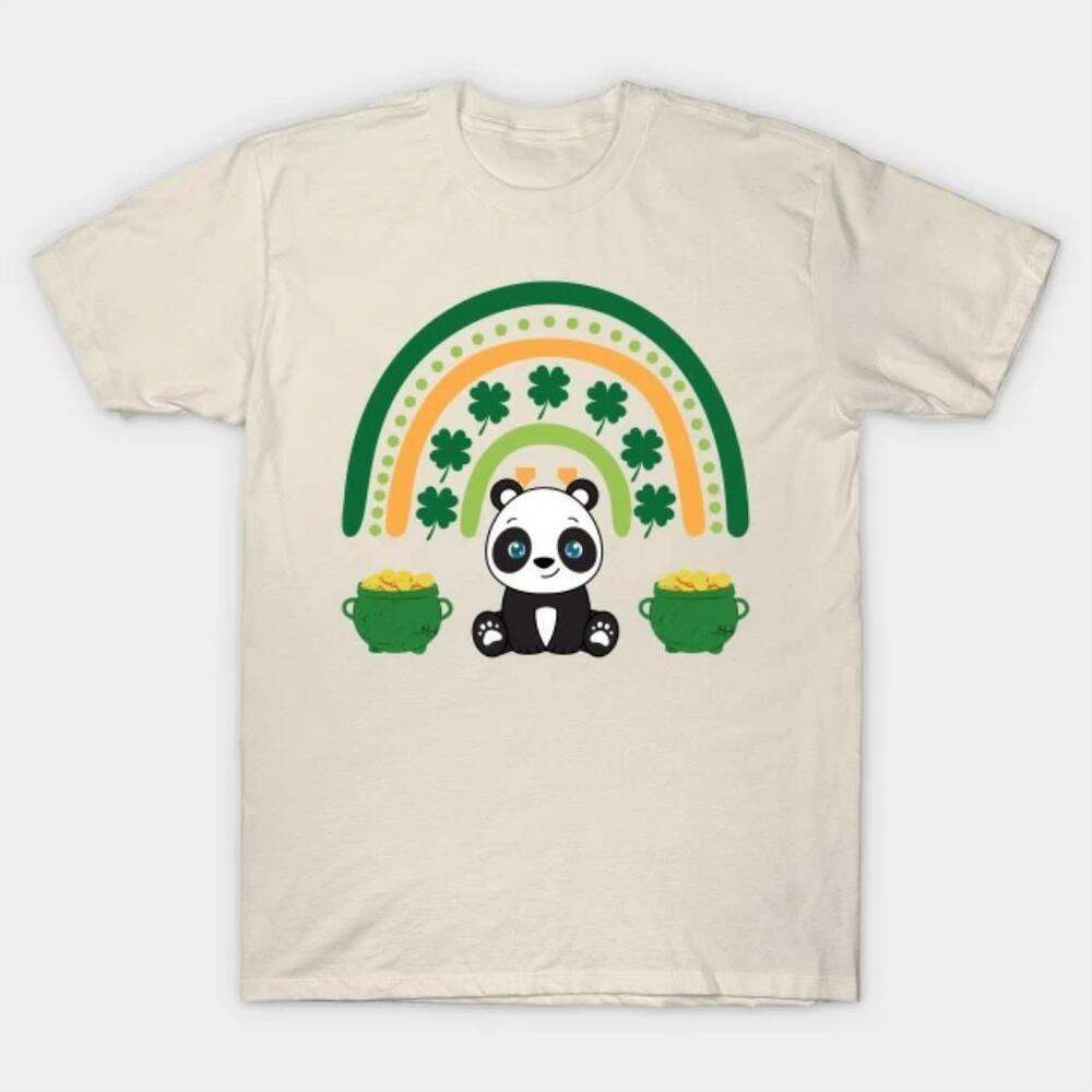 Funny St Patricks Day Cute Panda Shirt